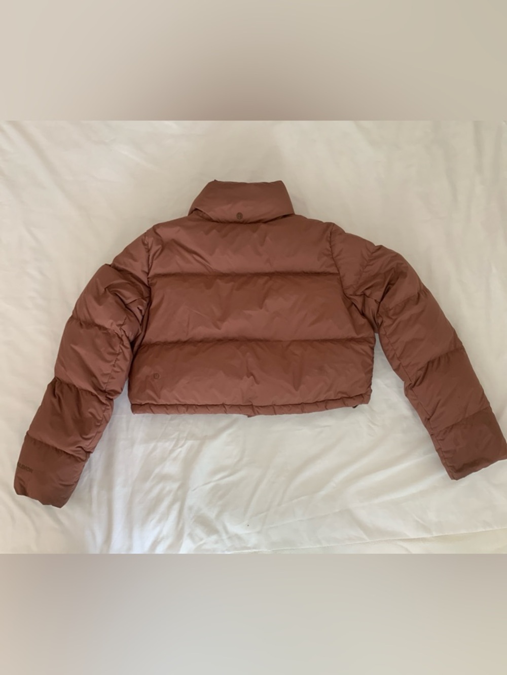 Lululemon Wunder Puff Super-Cropped Jacket - Roasted Brown - Size 6 - Picture 9 of 16